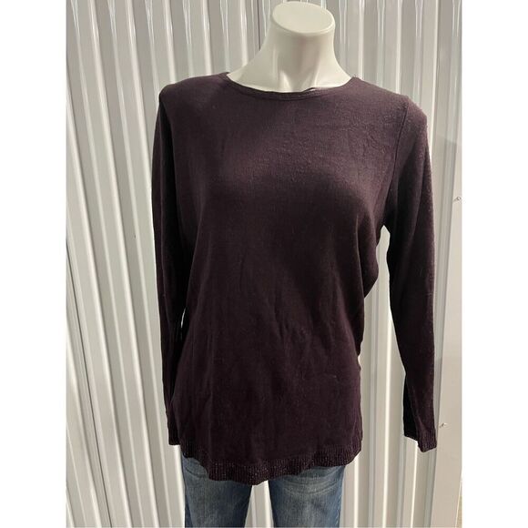 Apt. 9 dark purple sweater size 0x - Picture 1 of 2